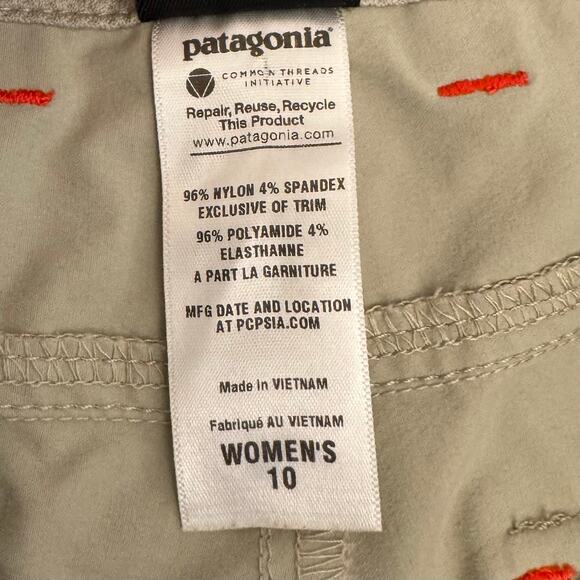 Patagonia Women's Rock Craft Pants Cargo 40 UPF Straight Leg 10 Hiking - Picture 5 of 11
